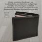 Preview: Büffelledergeldbörse Herrenbrieftasche Volllederausstattung mit Doppelnaht
